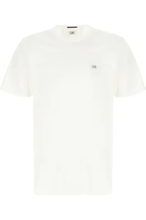 C.P. Company Hombre, Camisetas, Blanco, Talla: L