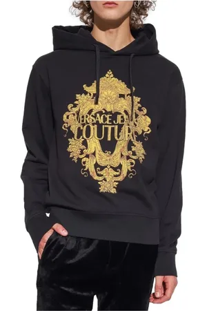 VERSACE Mujer, Sudaderas, Negro, Talla: M