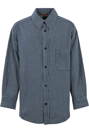 Autry Hombre, Camisas, Azul, Talla: L