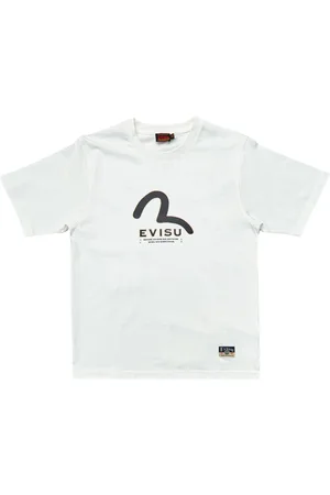 Evisu Hombre, Camisetas, Blanco, Talla: M