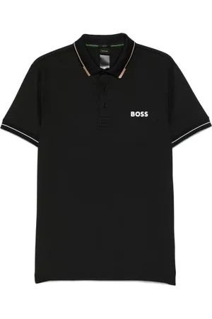 HUGO BOSS Hombre, Camisetas, Negro, Talla: 3XL