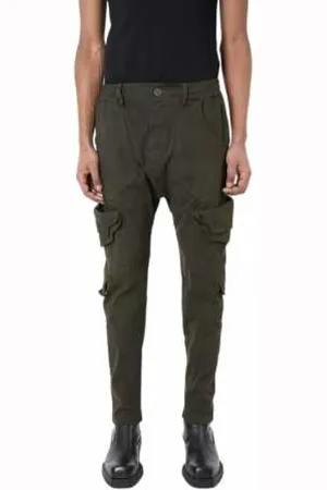 LA HAINE INSIDE US Hombre, Pantalones, Verde, Talla: S
