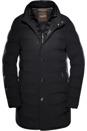 MOORER Hombre, Chaquetas, Negro, Talla: M