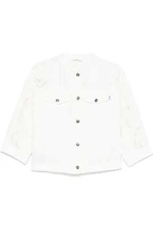 ERMANNO SCERVINO Mujer, Chaquetas, Blanco, Talla: S