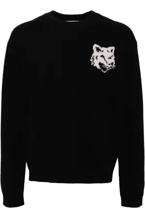 Maison Kitsuné Hombre, Jerseys, Negro, Talla: XL