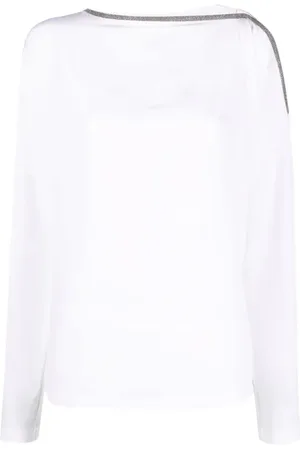 Brunello Cucinelli Mujer, Jerseys, Blanco, Talla: S