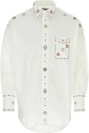 Bluemarble Hombre, Camisas, Blanco, Talla: M