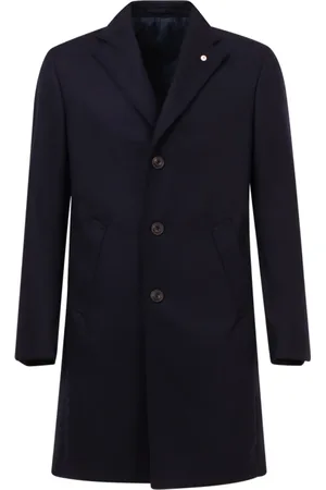 L.B.M. 1911 Hombre, Abrigos, Azul, Talla: 2XL