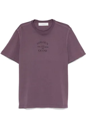 Golden Goose Hombre, Camisetas, Púrpura, Talla: S