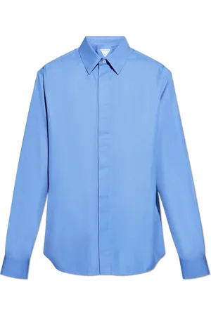 Bottega Veneta Hombre, Camisas, Azul, Talla: L