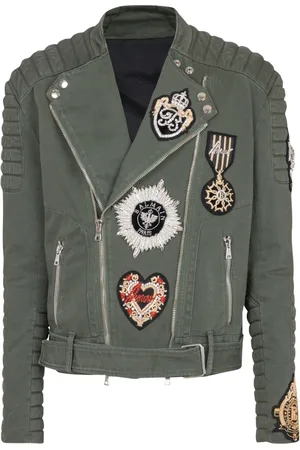 Balmain Hombre, Chaquetas, Verde, Talla: 3XL