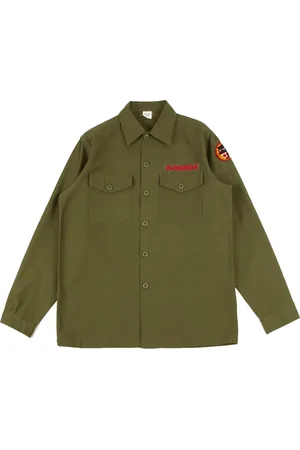 Maharishi Hombre, Camisas, Verde, Talla: M