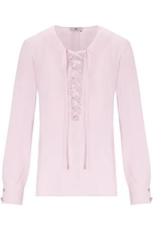 Elisabetta Franchi Mujer, Blusas y Camisas, Rosa, Talla: L