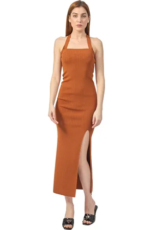 Silvian Heach Mujer, Vestidos, Marrón, Talla: 2XS