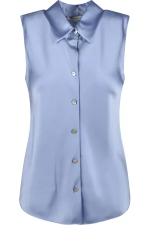 Vince Mujer, Blusas y Camisas, Azul, Talla: M