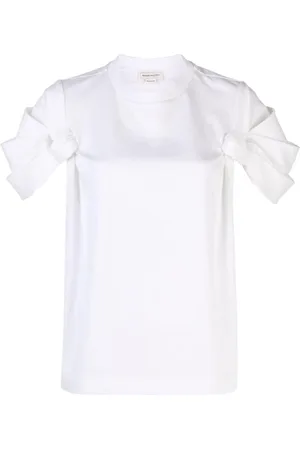 Alexander McQueen Mujer, Camisetas, Blanco, Talla: S