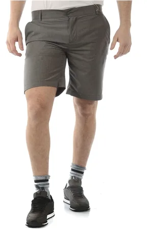 D.A. Daniele Alessandrini Hombre, Pantalones cortos, Gris, Talla: XS