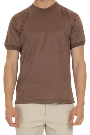 TAGLIATORE Hombre, Camisetas, Marrón, Talla: L