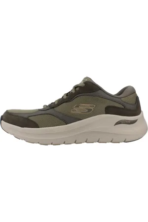 Skechers Hombre, Zapatos, Verde, Talla: 45 EU