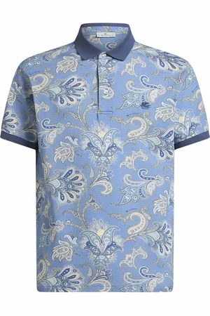 Etro Hombre, Camisetas, Azul, Talla: M