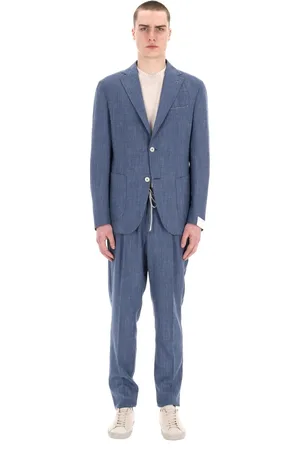 ELEVENTY Hombre, Trajes, Azul, Talla: L