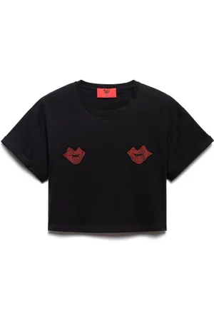 ANIYE BY Mujer, Camisetas, Negro, Talla: 2XS