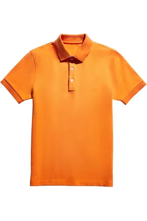 FAY Hombre, Camisetas, Naranja, Talla: 2XL