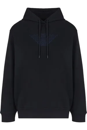 Emporio Armani Hombre, Sudaderas, Azul, Talla: L