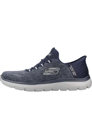 Skechers Hombre, Zapatos, Azul, Talla: 42 EU