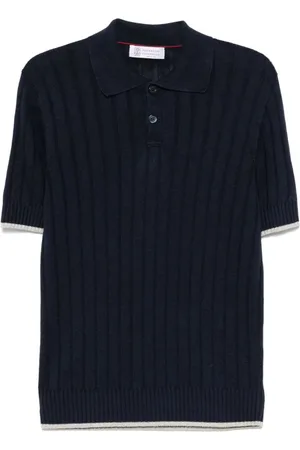 Brunello Cucinelli Hombre, Camisetas, Azul, Talla: M