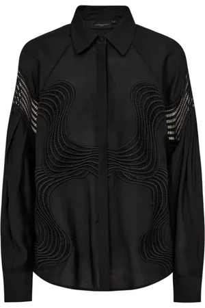 Copenhagen Muse Mujer, Blusas y Camisas, Negro, Talla: S