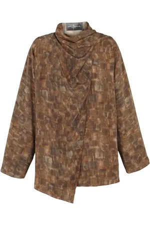 Cortana Mujer, Blusas y Camisas, Marrón, Talla: S