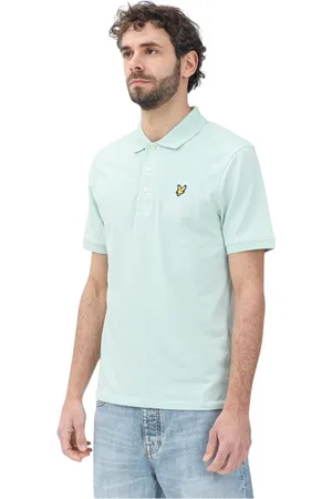 Lyle & Scott Hombre, Camisetas, Verde, Talla: M