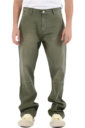 Purple Brand Hombre, Vaqueros, Verde, Talla: W33