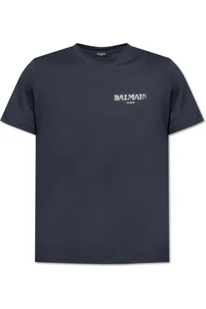 Balmain Hombre, Camisetas, Azul, Talla: M