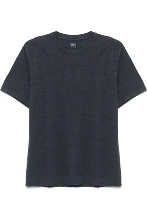 FEDELI Hombre, Camisetas, Azul, Talla: M
