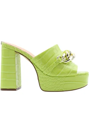 Guess Mujer, Zapatos, Verde, Talla: 40 EU