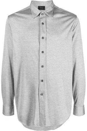 BRIONI Hombre, Camisas, Gris, Talla: L