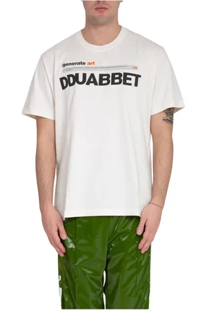 DOUBLET Hombre, Camisetas, Blanco, Talla: M