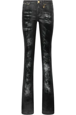 Roberto Cavalli Mujer, Vaqueros, Negro, Talla: L