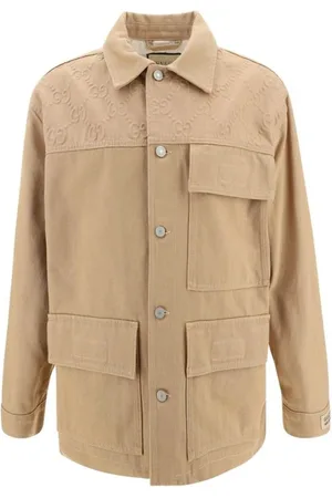 Gucci Hombre, Chaquetas, Marrón, Talla: M