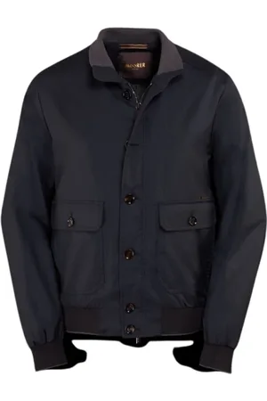 MOORER Hombre, Chaquetas, Azul, Talla: XL
