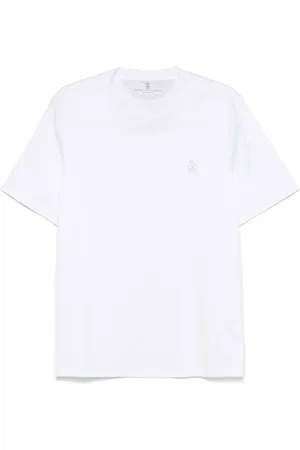 Brunello Cucinelli Hombre, Camisetas, Blanco, Talla: 3XL