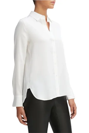Vince Mujer, Blusas y Camisas, Blanco, Talla: L