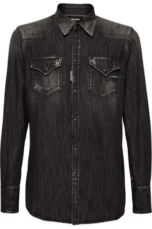 Dsquared2 Hombre, Camisas, Negro, Talla: XL
