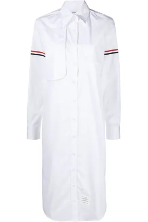 Thom Browne Mujer, Vestidos, Blanco, Talla: S