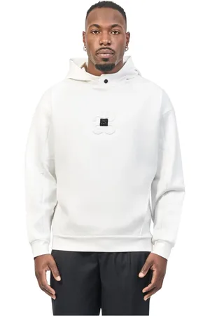 HUGO BOSS Hombre, Sudaderas, Blanco, Talla: 2XL