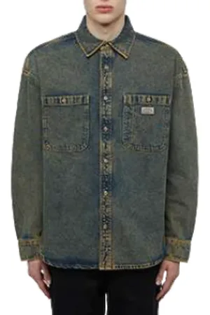 Dickies Hombre, Camisas, Azul, Talla: L