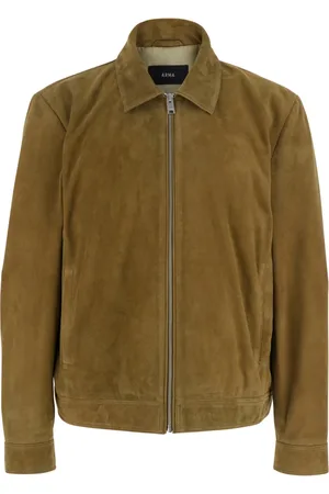 arma leder Hombre, Chaquetas, Marrón, Talla: S