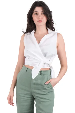 Vince Mujer, Blusas y Camisas, Blanco, Talla: L